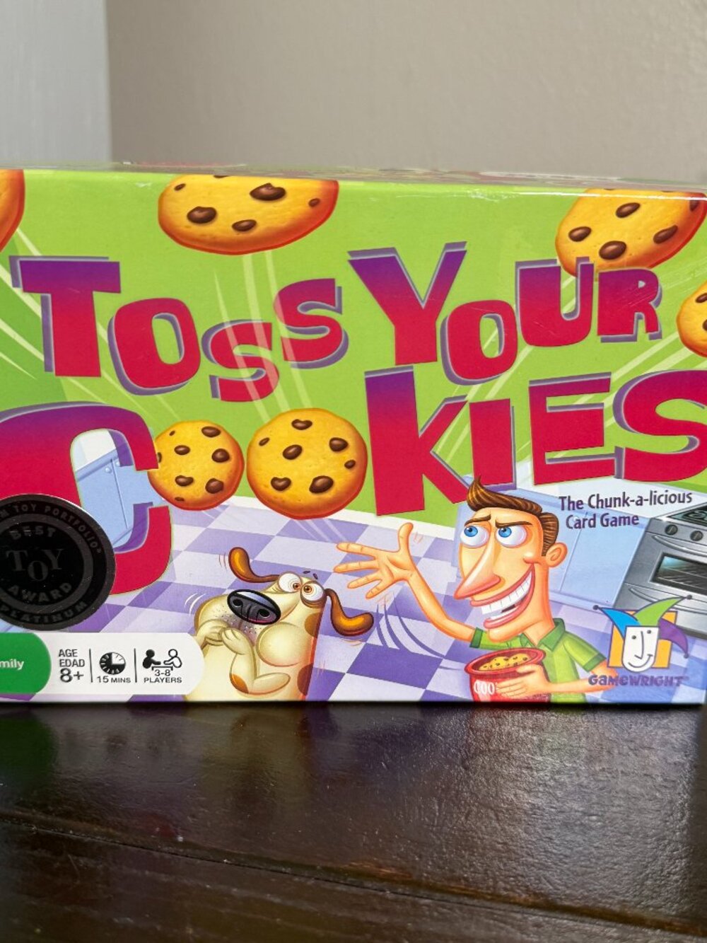 Toss Your Cookies Card Game Gamewright 100% Complete Excellent condition Fast Sh